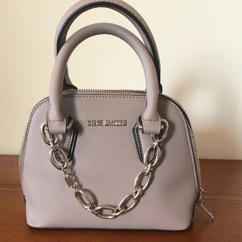 Steve Madden Satchel with Chain Detail
